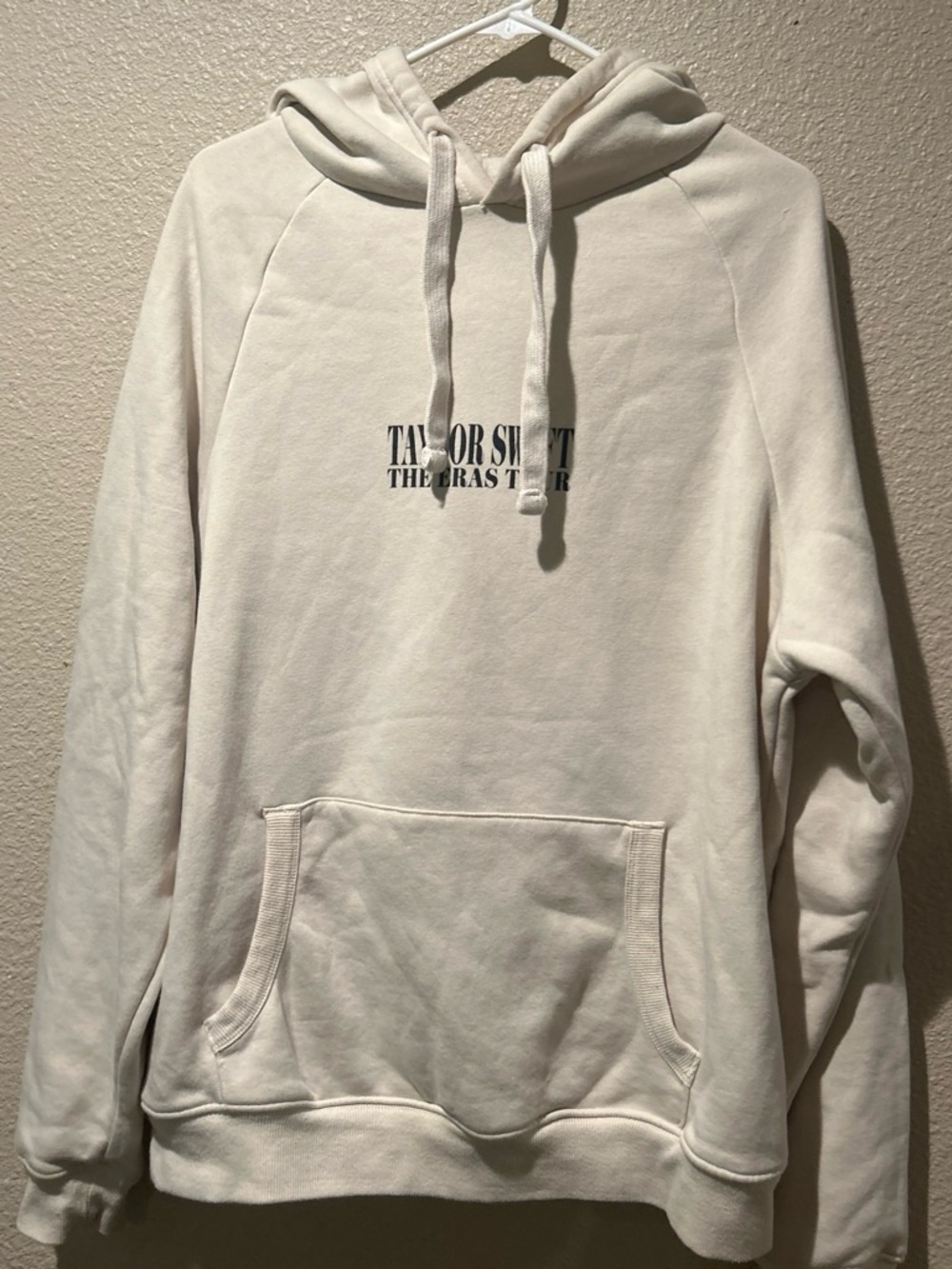 Taylor Swift Cream Crewneck with Black Tour Logo